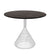 Bend Goods Bistro Table Base  White Black Marble Top