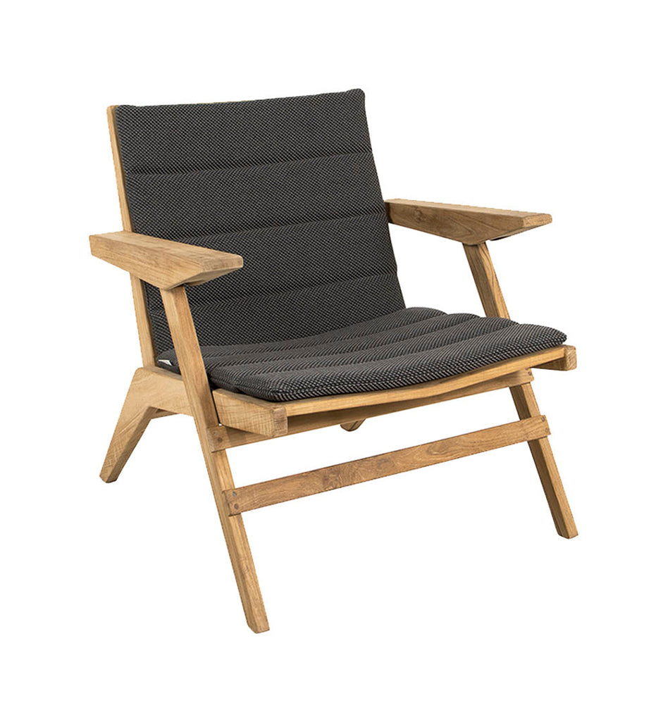 Allred Collaborative - Cane-Line - Flip Lounge Chair with Dark Grey Cushion