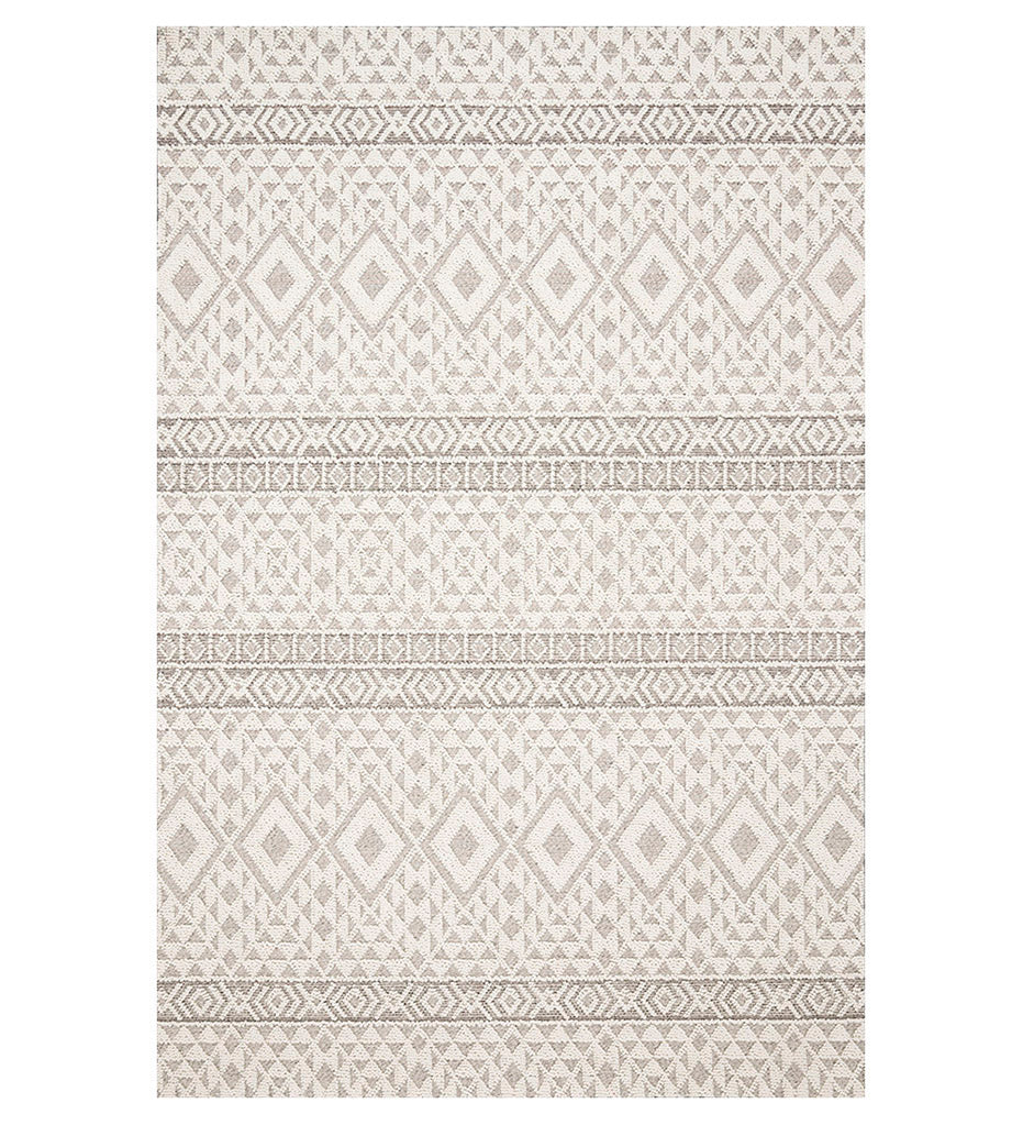 Loloi COL-04 Silver / Ivory Indoor / Outdoor Rug detail