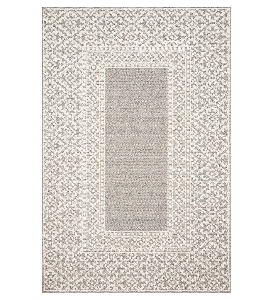 Loloi COL-05 Grey / Ivory Indoor / Outdoor Rug detail