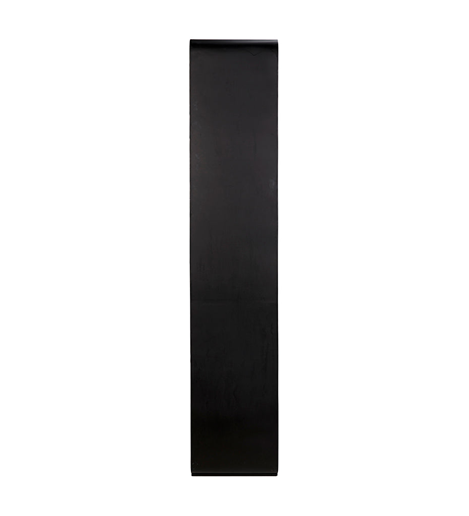 Noir Paloma Bookcase - Black Steel GBCS212MTB