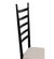 Noir Ladder Chair - Hand Rubbed Black GCHA132HB