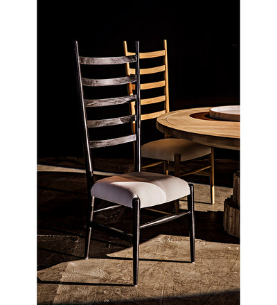 lifestyle, Noir Ladder Chair - Hand Rubbed Black GCHA132HB