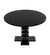Noir Zig-Zag Dining Table - 48" Diameter - Hand Rubbed Black GTAB472HB-48