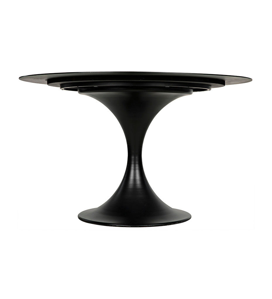 Noir Herno Table - 48 - Black Steel GTAB542MTB