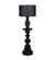 Noir Wilton Floor Lamp with Shade - Black Steel LAMP749MTBSH