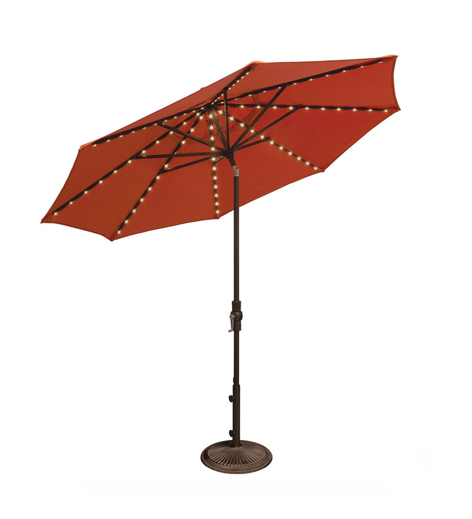 Treasure Garden 9' Starlux Collar Tilt Round Umbrella