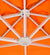 Woodline 10' Pavone Cantilever Square Umbrella - Handwheel
