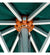 Woodline 9' Bravura Square Center Post Umbrella