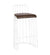 Juniper House-Almeco-Irony Barstool with Low Back-White