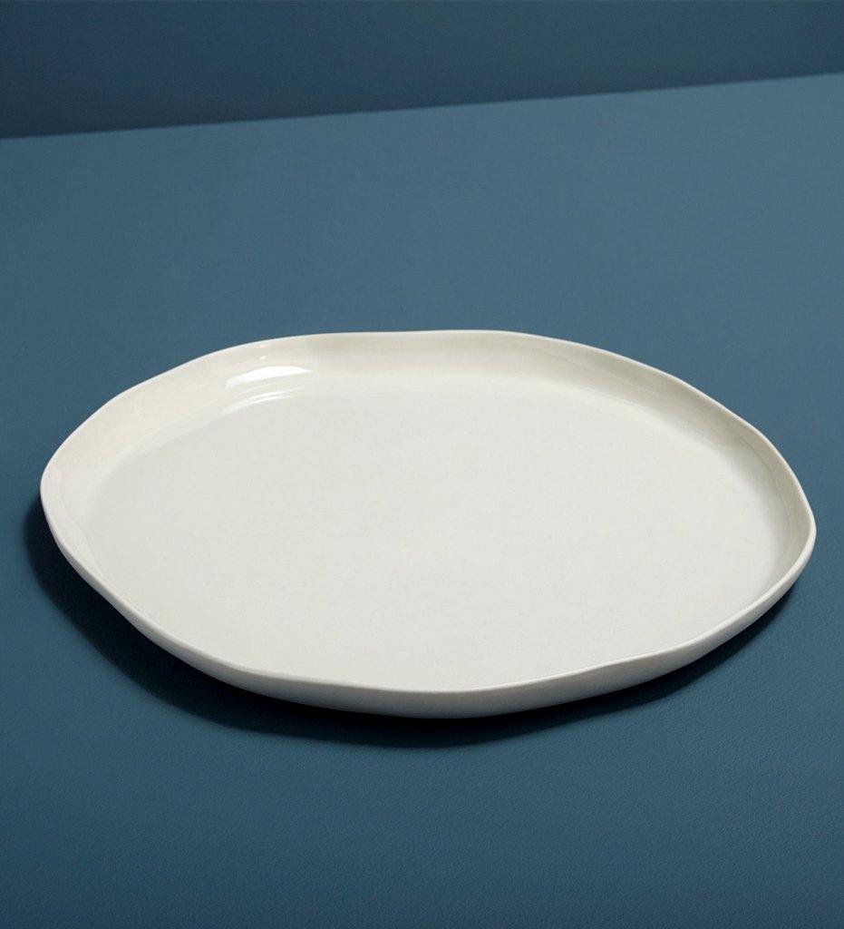 Stoneware Flat Plate - Large