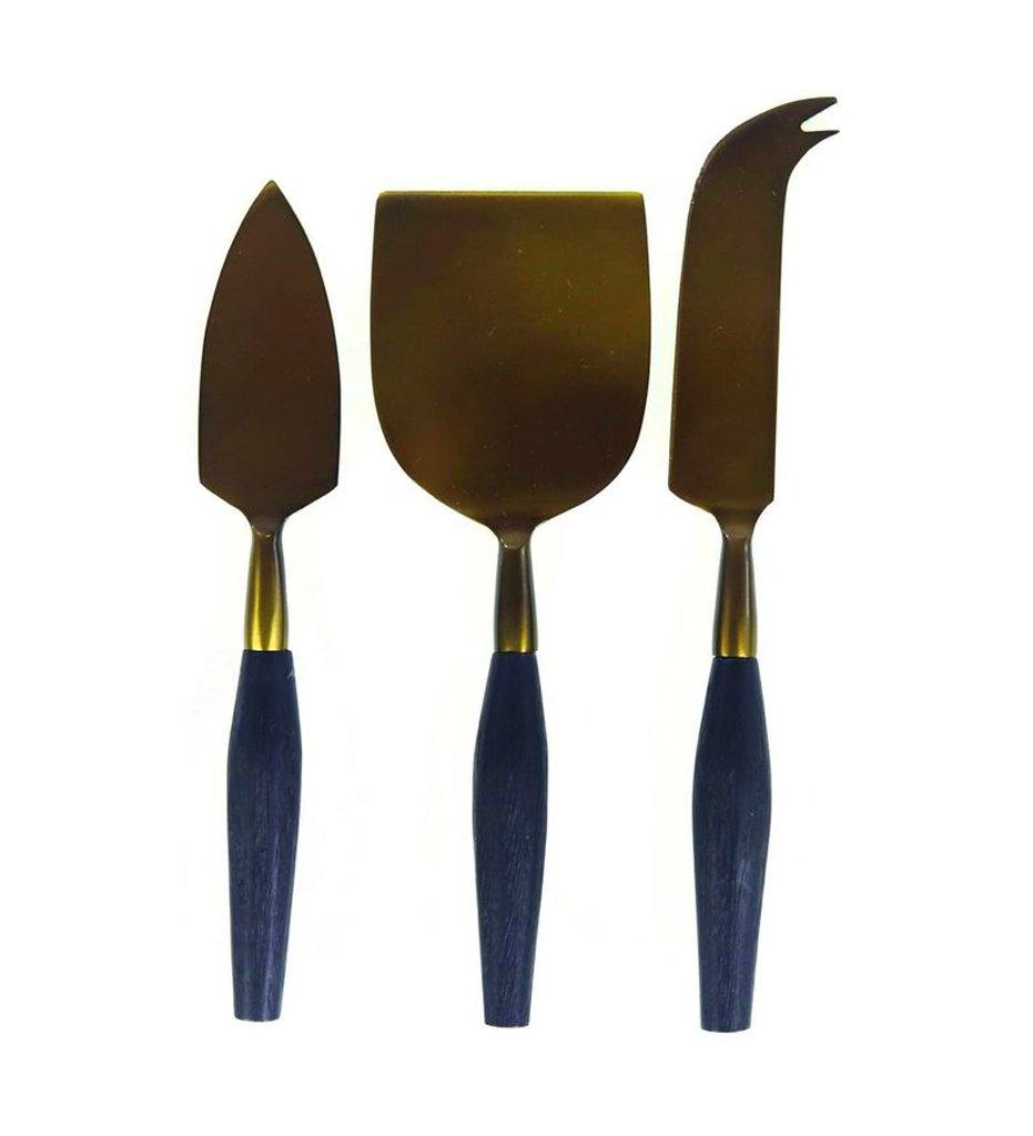 Be Home Black Mango and Antique Bronze Cheese Set 85-21
