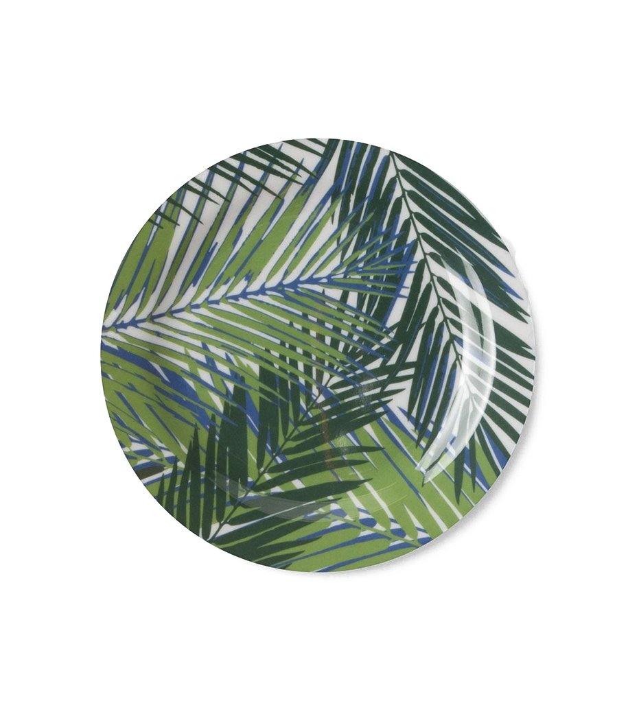 Kinsey Palm Leaf Salad / Dessert Plate, set of 4