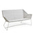 Cane-line Breeze 2-Seater Sofa,image:White Grey LW # 5567LW