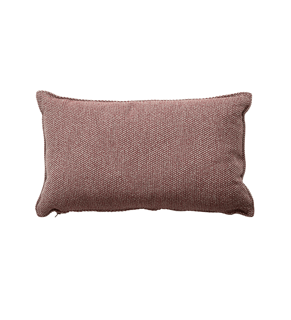 Cane-Line Wove Scatter Pillow - Small,image:Light Bordeaux Wove Y112 # 5290Y112