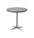 Cane-Line Drop Cafe Table Light Grey Base with 29.6" Aluminum/Ceramic Top 50400AI+P072ALTII
