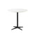 Cane-Line Drop Cafe Table Lave Grey Base with 31.5" White Aluminum Top 50400AL+P065AW