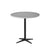 Cane-Line Drop Cafe Table Lava Grey Base with 29.6" Light Grey Aluminum/Ceramic Top 50400AL_P072AWTII