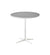 Cane-Line Drop Cafe Table White Base with 29.6" Light Grey Aluminum/Ceramic Top 50400AW+P072AWTII