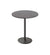 Cane-Line Go Cafe Table Lava Grey Base with Round 27.6" Dark Grey HPL Top 5042AL_P70HPSDG