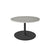 Cane-Line Go Low Cafe Table Lava Grey Base with Round 29.6" Light Grey Aluminum/Ceramic Top 5044AL_P072AWTII