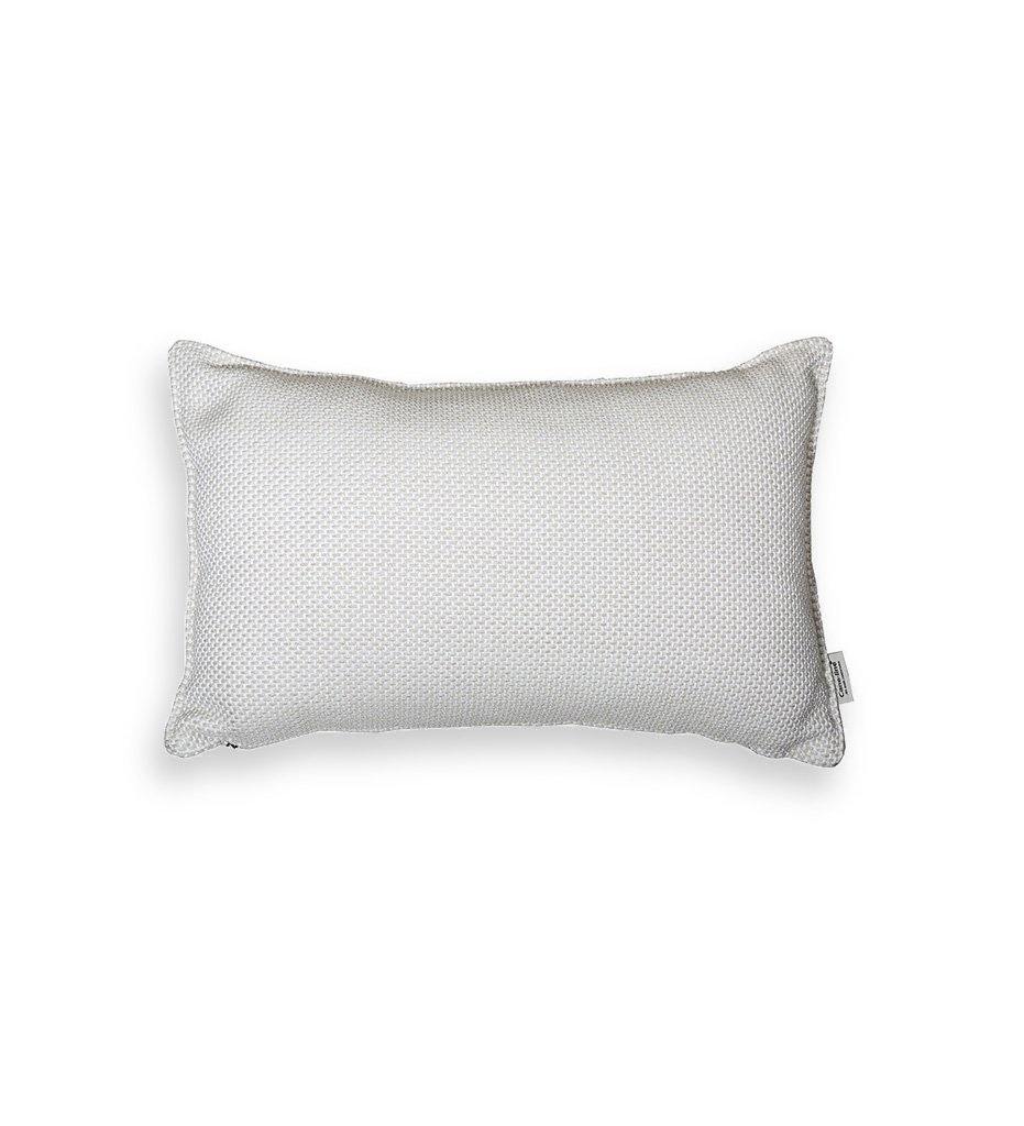Cane-Line Focus Scatter Pillow - Small,image:White-Light Brown Focus Y144 # 5290Y144