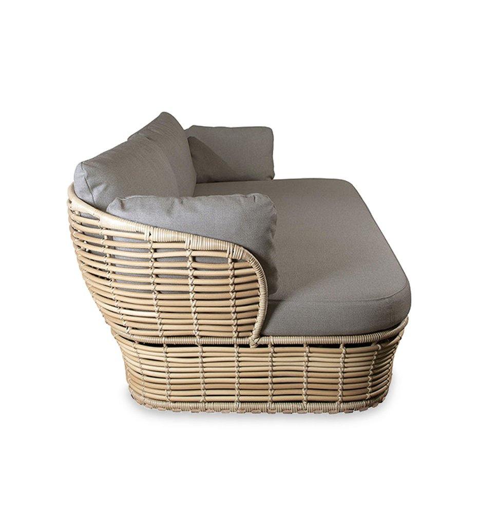 Cane-Line Basket 2-Seater Sofa with Natural Weave
