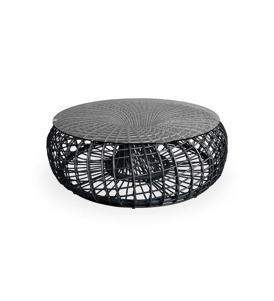 Cane-Line Nest Footstool / Coffee Table - Outdoors