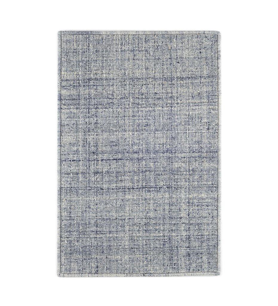 Harris Blue/Ivory Micro Hooked Wool Rug