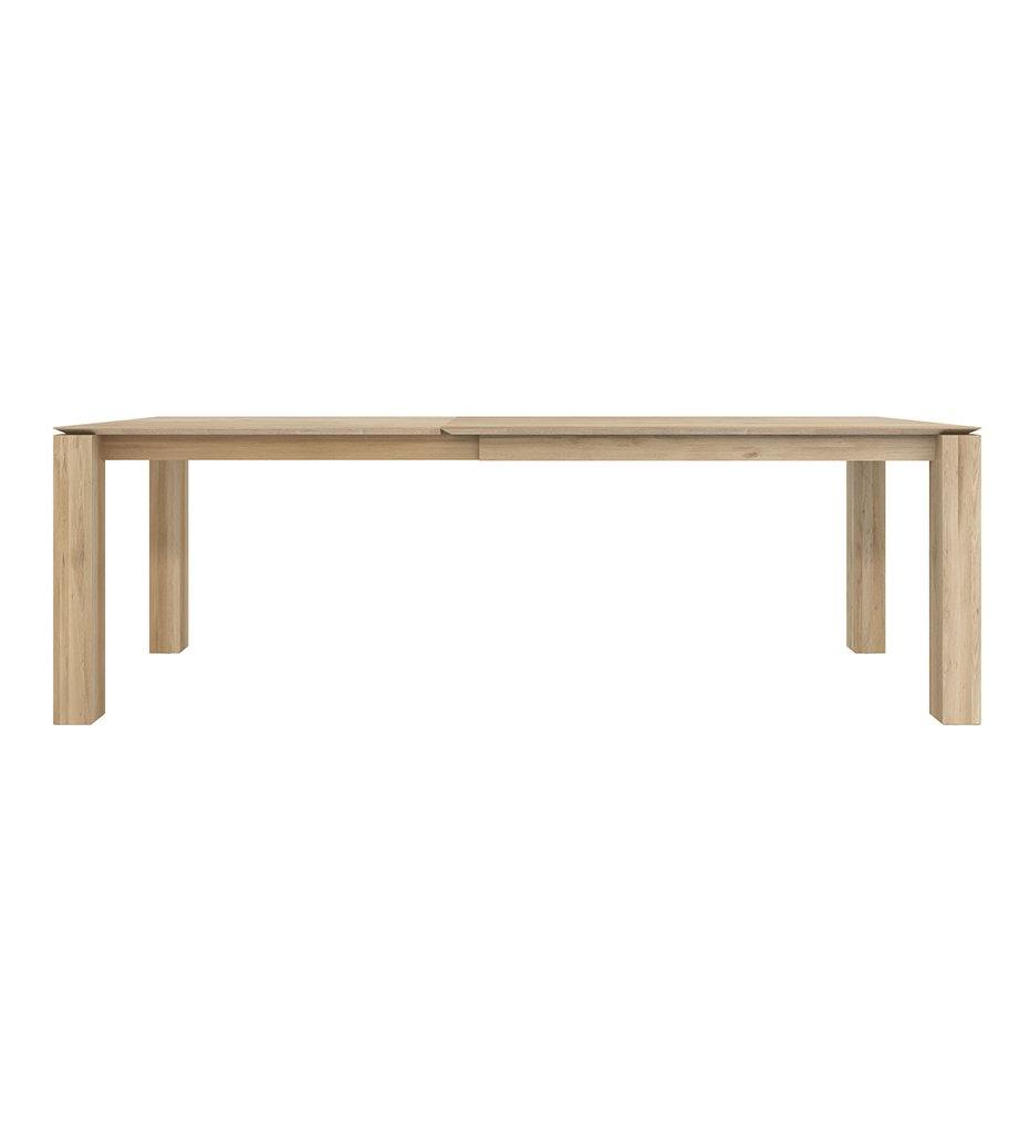 Oak Slice Extendable Dining Table - 71 in