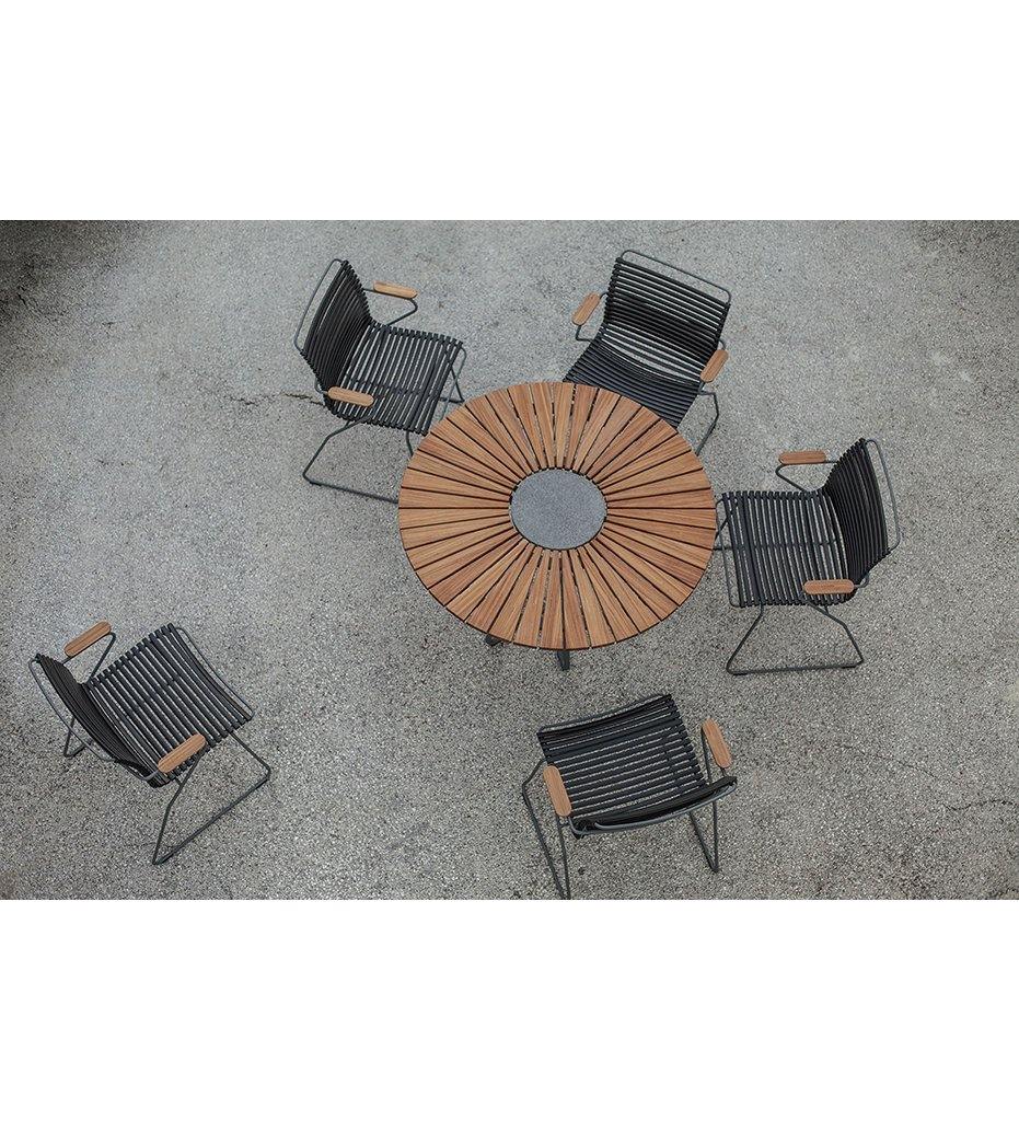 lifestyle, Circle Dining Table - Small &amp; Click Armchairs