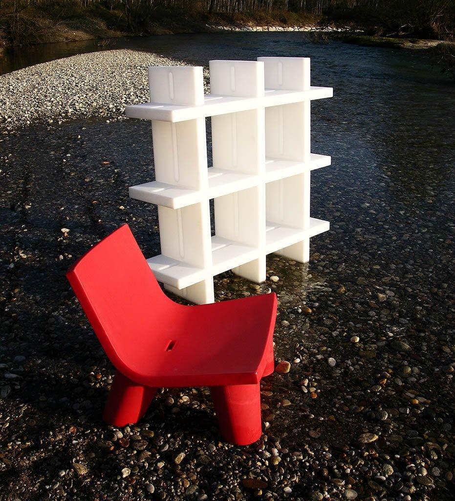 Allred Co-Slide-Booky Mini Bookcase - Lacquered