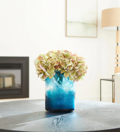 lifestyle, Cyan Design-Spruzzo Blue Vase-Large-11066