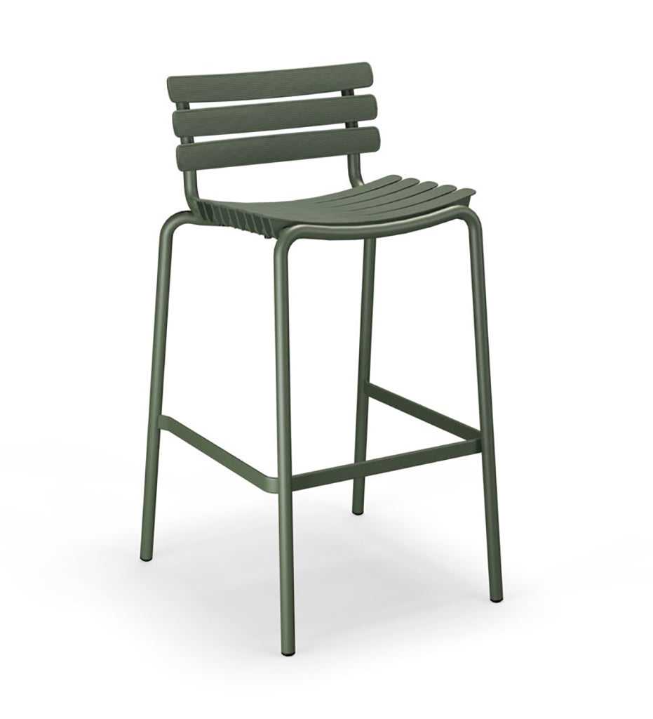 Houe ReClips Bar Stool - Olive Green