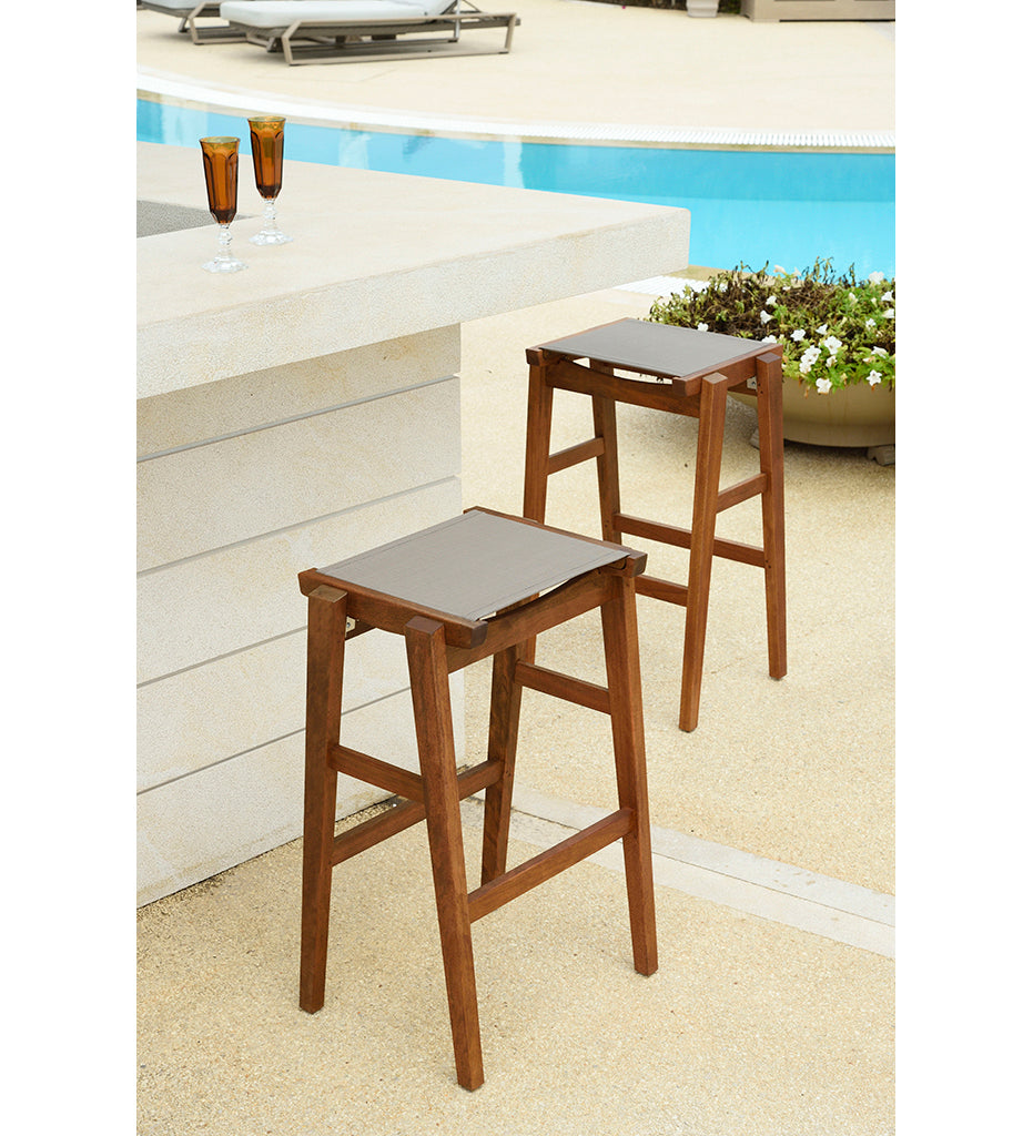 Nest Outdoor Cinnamon Bar Stool Without Back