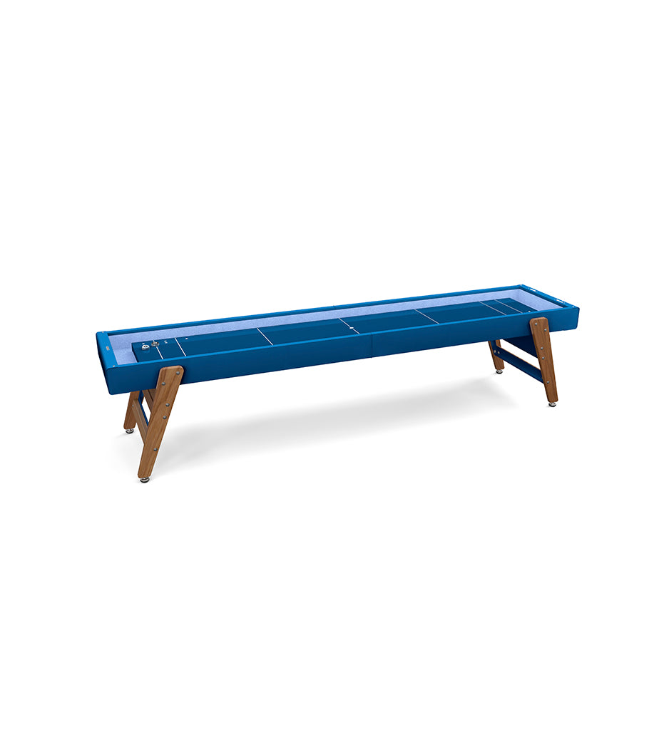 RS Barcelona Shuffleboard Table - 12 Feet - Blue