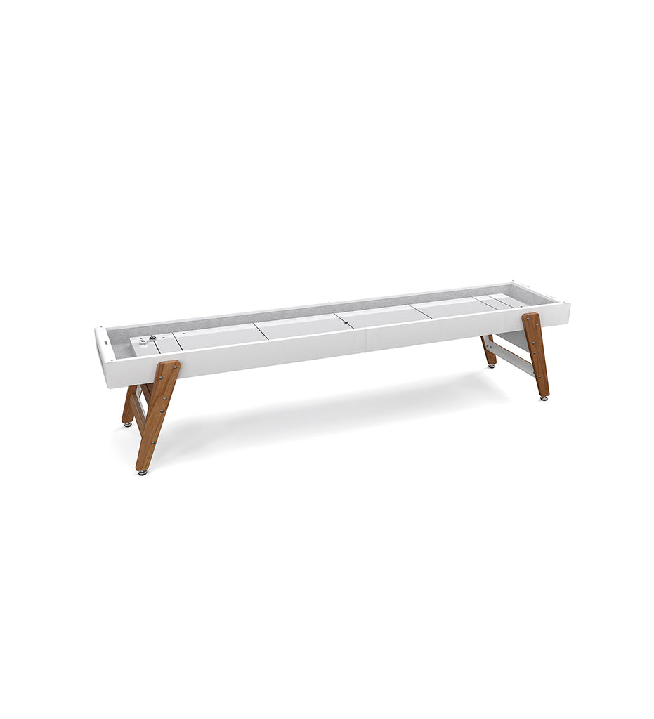 RS Barcelona Shuffleboard Table - 12 Feet - White