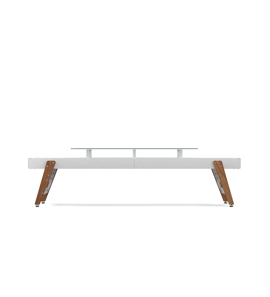 RS Barcelona Track Dining Shuffleboard Table - 9 Feet -  White