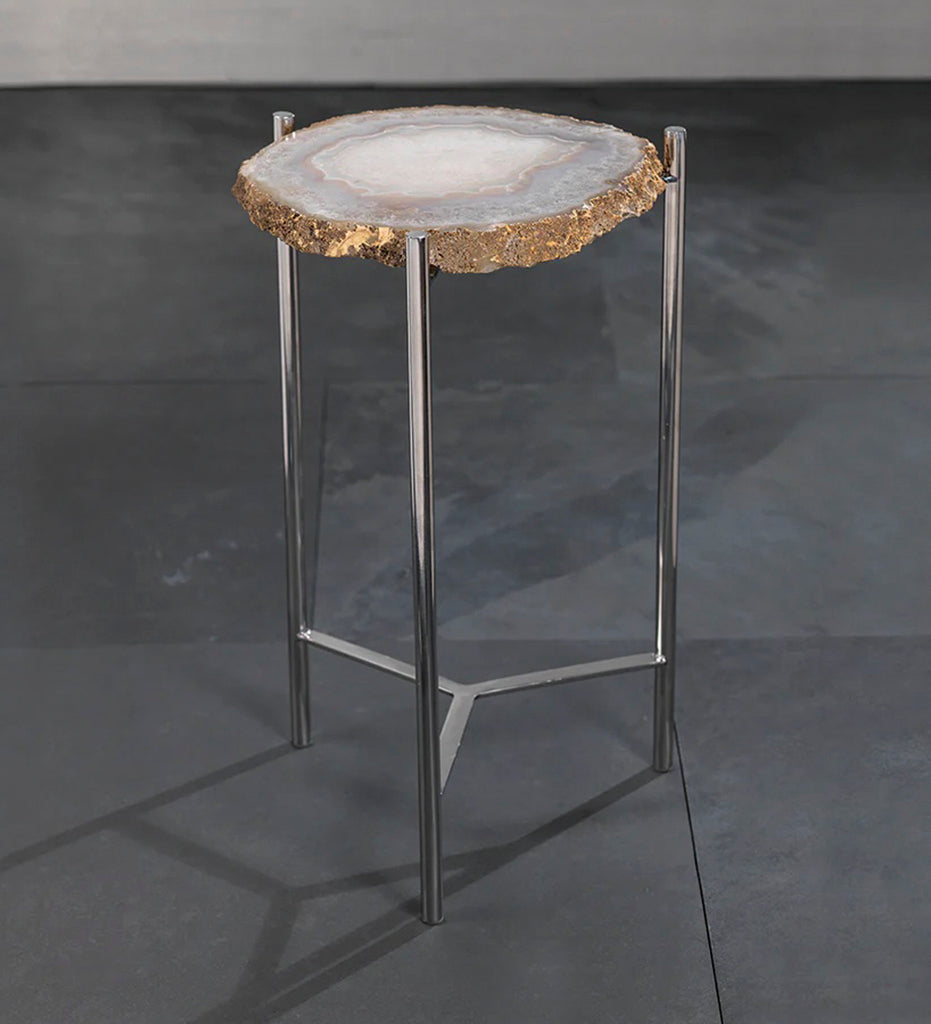 lifestyle, Zodax-Savona Agate Accent Table-IN-6265