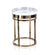 Zodax-The Langham Side Table - Polished Gold-IN-6404