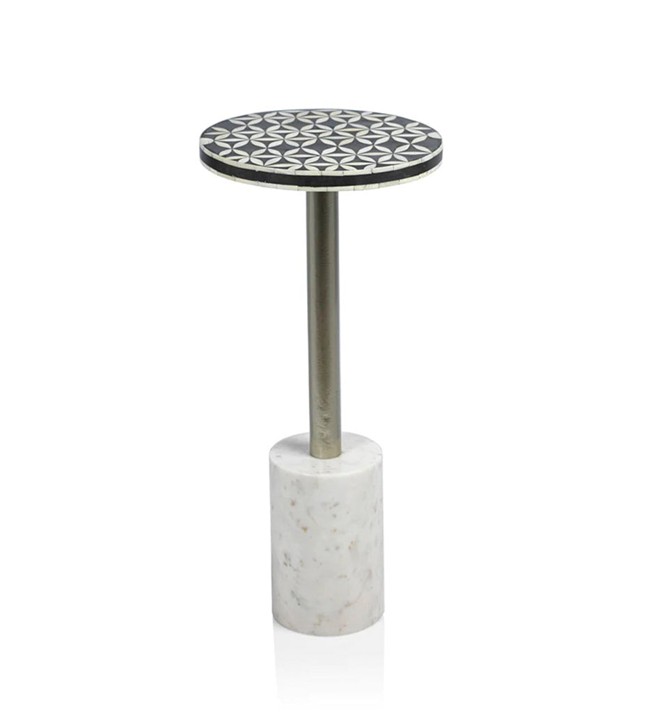 Sultana Cocktail Table on Marble Base - Round-IN-6815