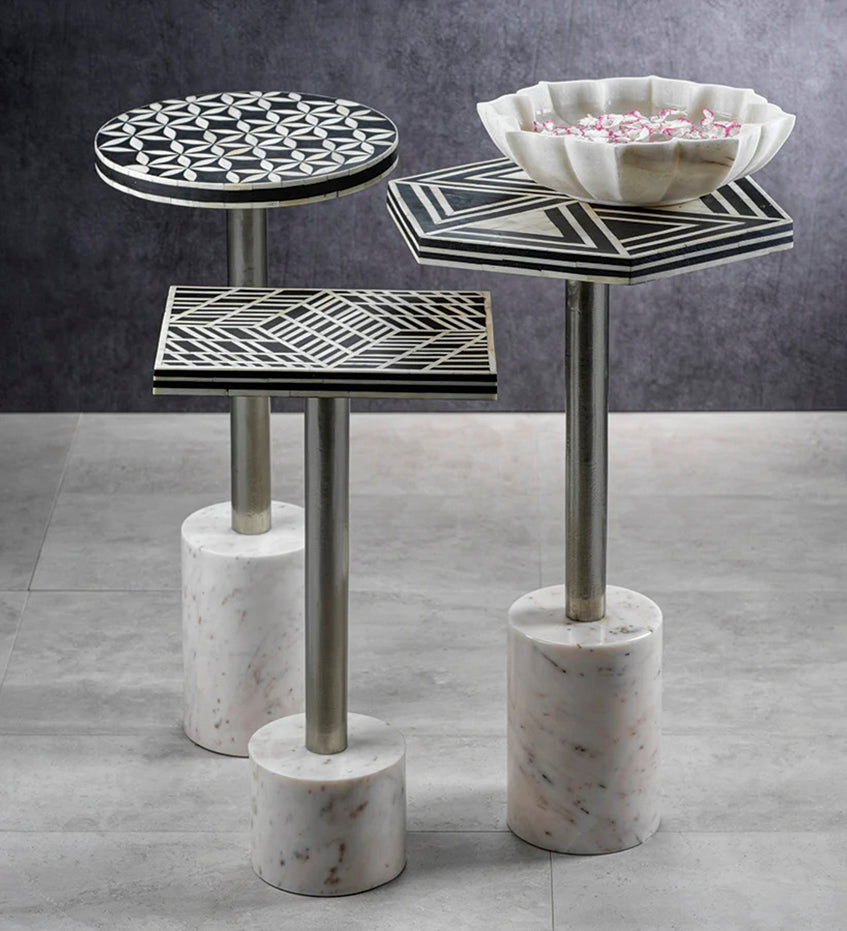 Zodax-Sultana Cocktail Table on Marble Base - Rectangular-IN-6816