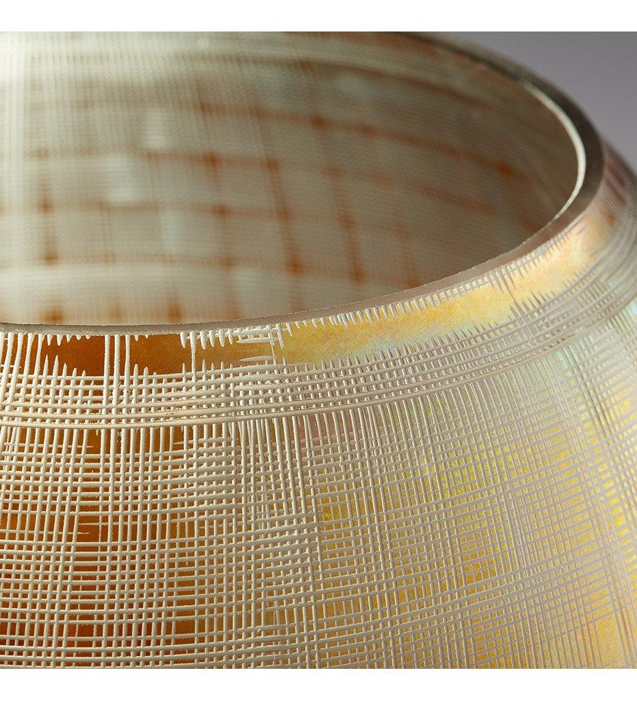 Allred Co-Cyan Design-Gradient Grid Vase - Small
