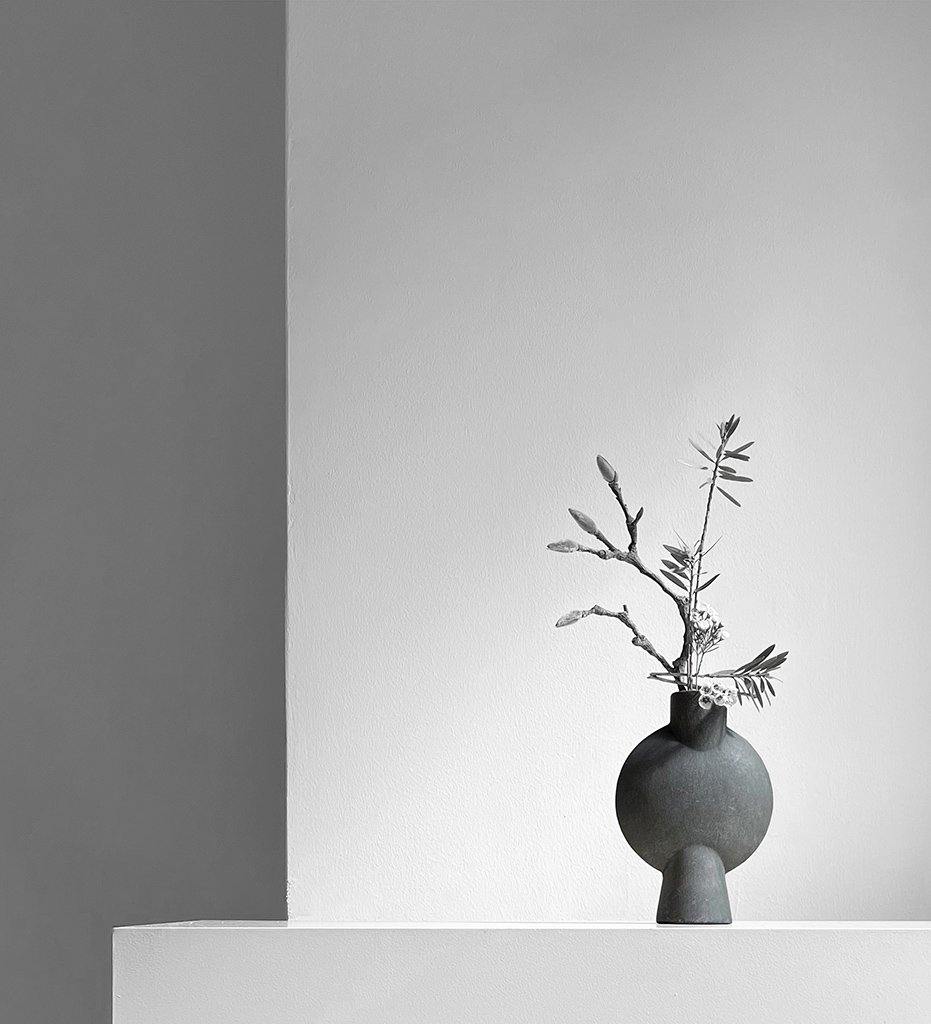 Sphere Vase Bubl - Small - Dark Grey