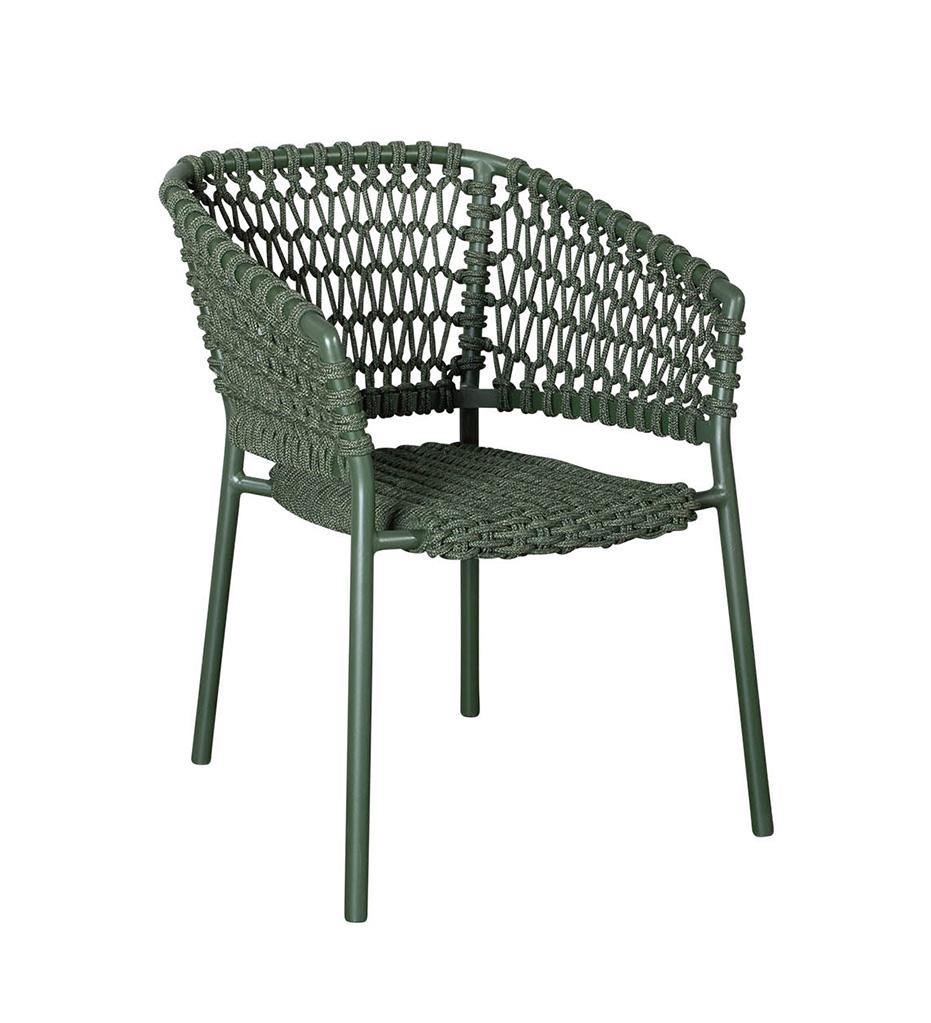 Cane-Line Ocean Chair,image:Dark Green RODGR # 5417RODGR