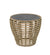 Allred Collaborative - Cane_Line - Basket Coffee Table - Small 53200G Natural Weave with Black Ceramic Top
