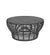 Allred Collaborative - Cane_Line - Basket Coffee Table - Large - Black frame with Black Ceramic Top