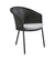 Cane-line Trinity Dining Arm Chair with Light Grey Cushion,image:Light Grey Natte YSN96 # 5423YSN96