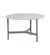 Cane-Line Twist Coffee Table Base - medium Light Grey AL Base Grey Ceramic Top 5011AI_P70COG ,image:Light Grey AI # 5011AI