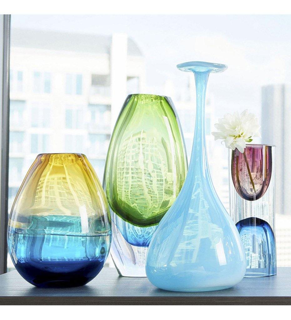lifestyle, Allred Co-Cyan Design-Large Majeure Vase